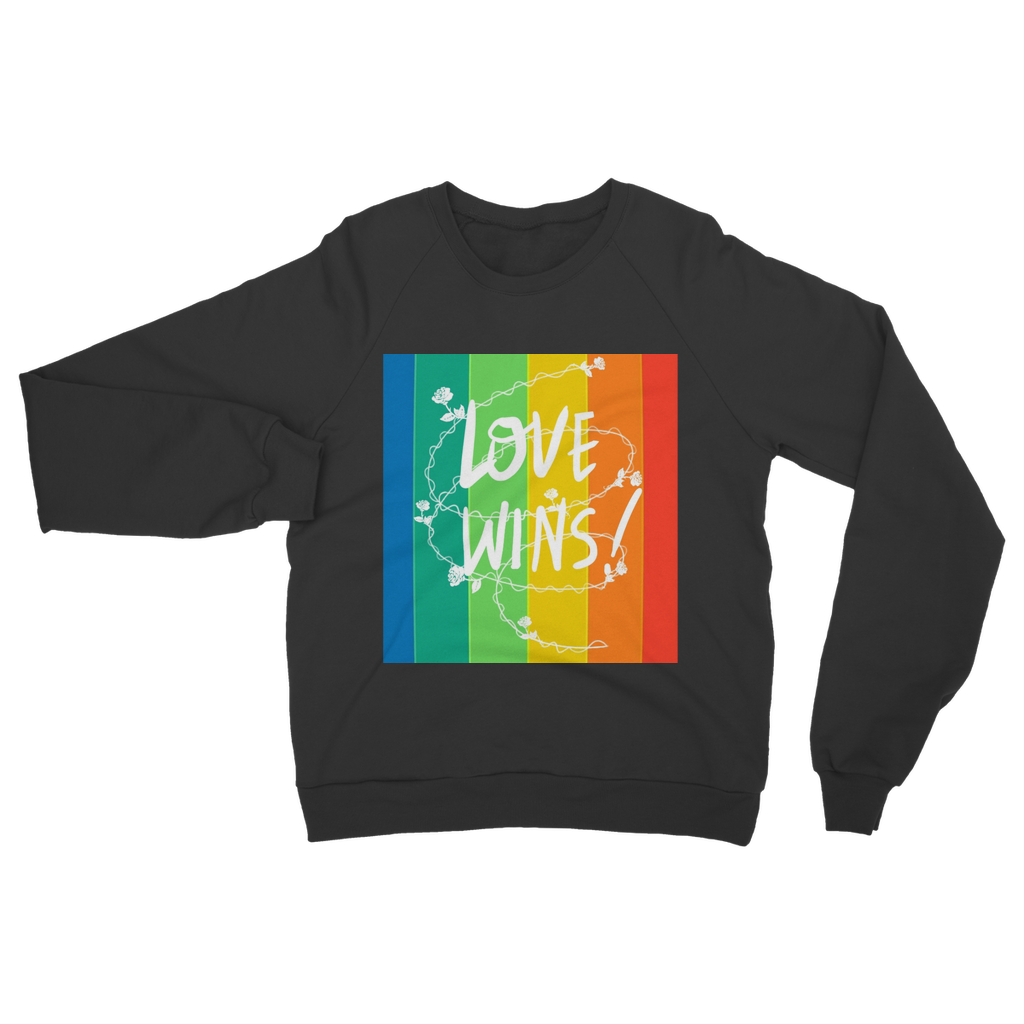 Love Wins Classic Adult Sweatshirt - IAKAM