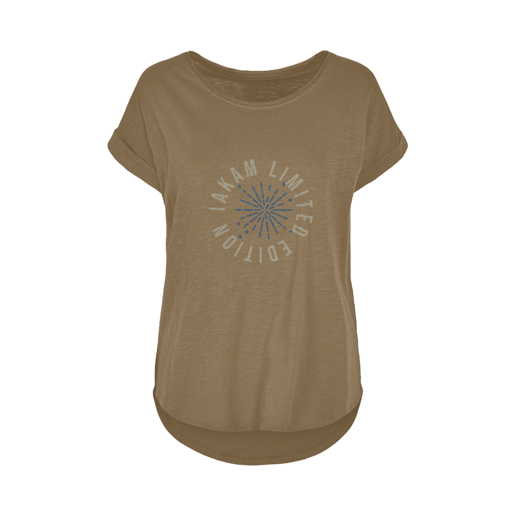 IAKAM Limited Edition Women's Long Slub T-Shirt XS-5XL - IAKAM