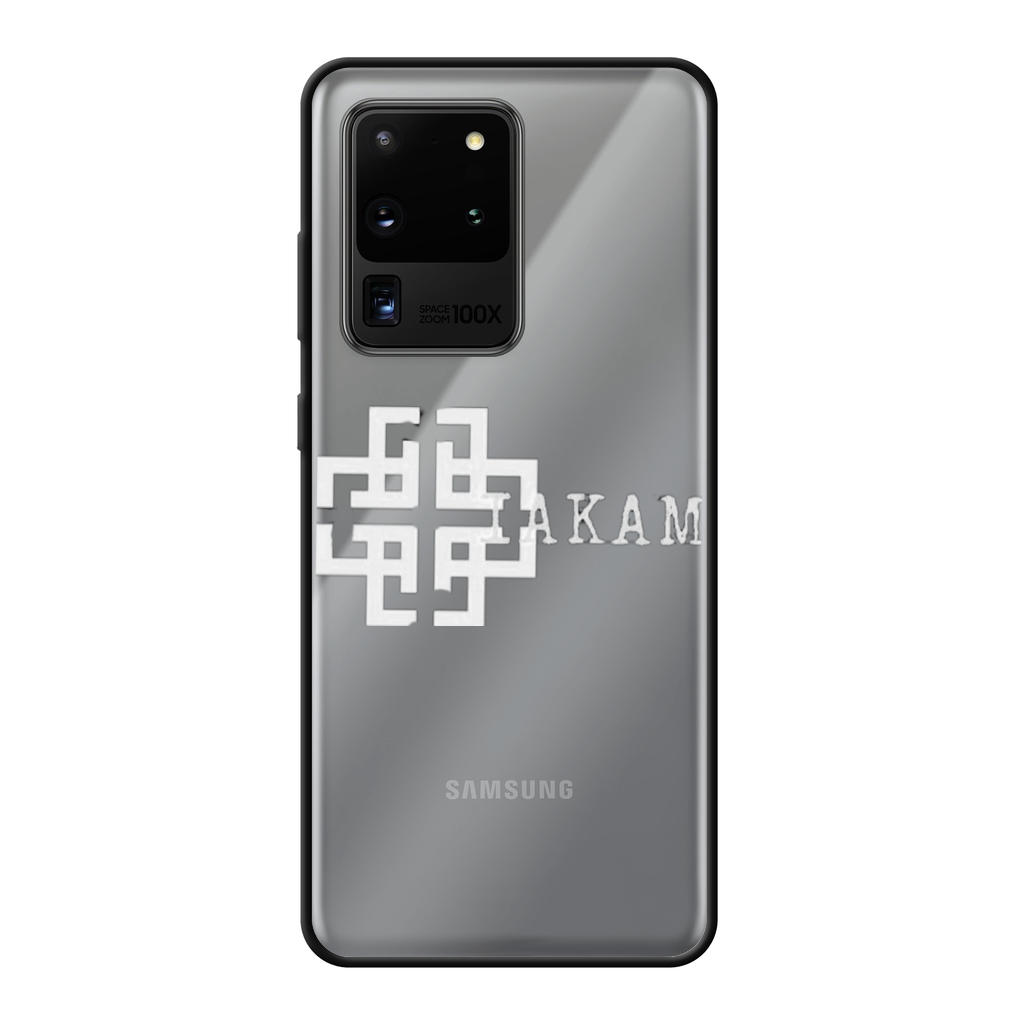 KAM S9 Back Printed Black Soft Phone Case - IAKAM