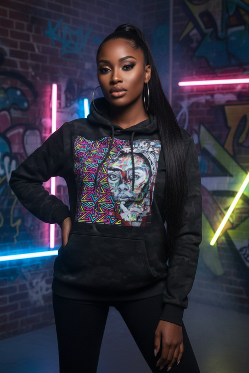 Beauty Camouflage Hoodie - Stylish Comfort for Everyday Wear