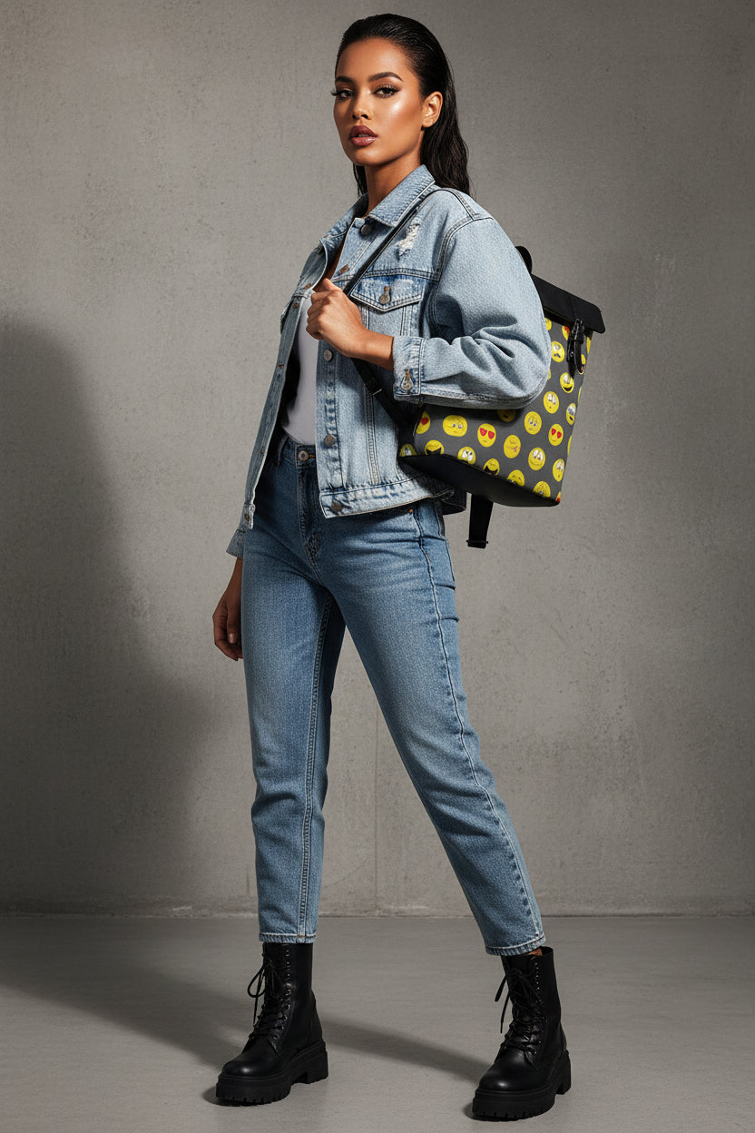 Emjoi Casual Flap Backpack - IAKAM