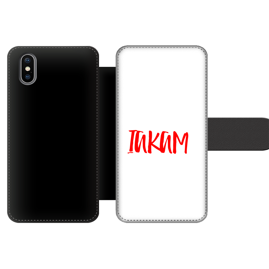 IAKAM Red Front Printed Wallet Cases - IAKAM