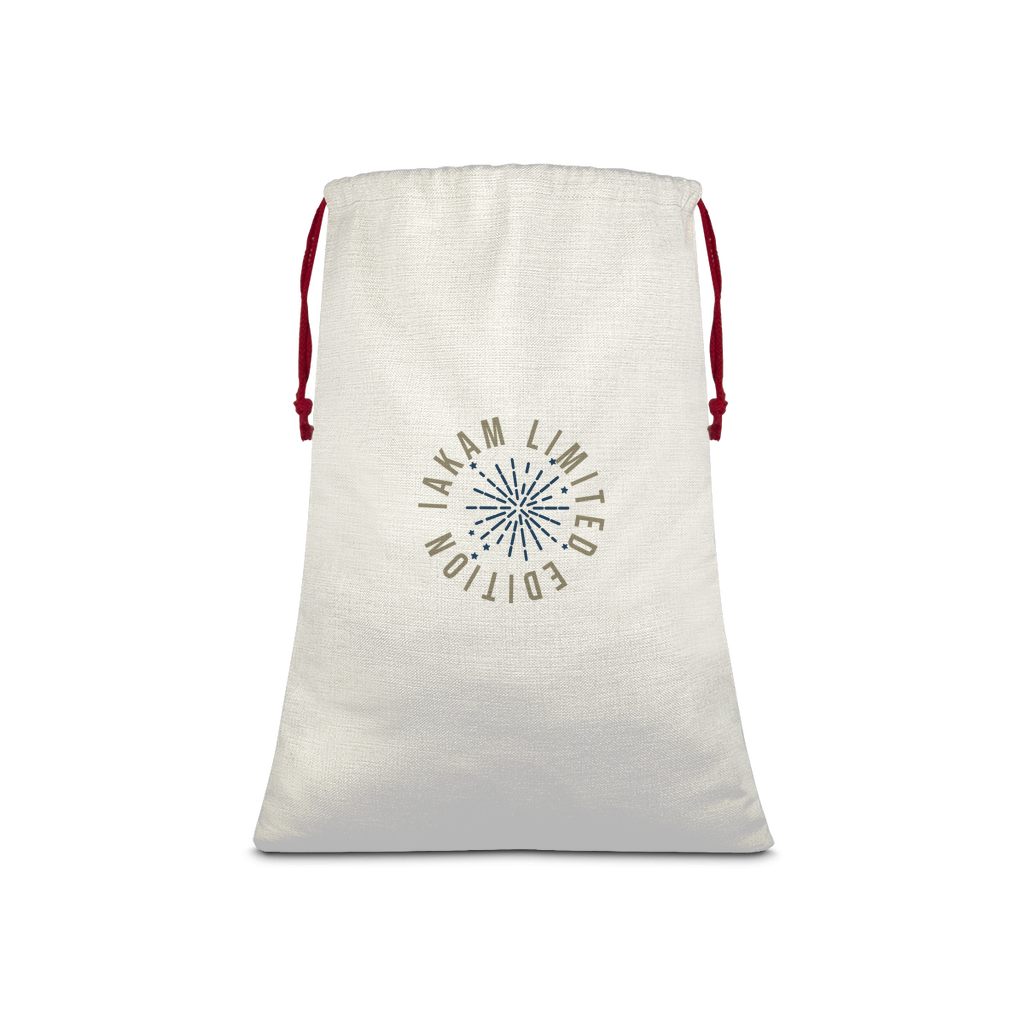 IAKAM Limited Edition Sublimation Linen Drawstring Sack - IAKAM