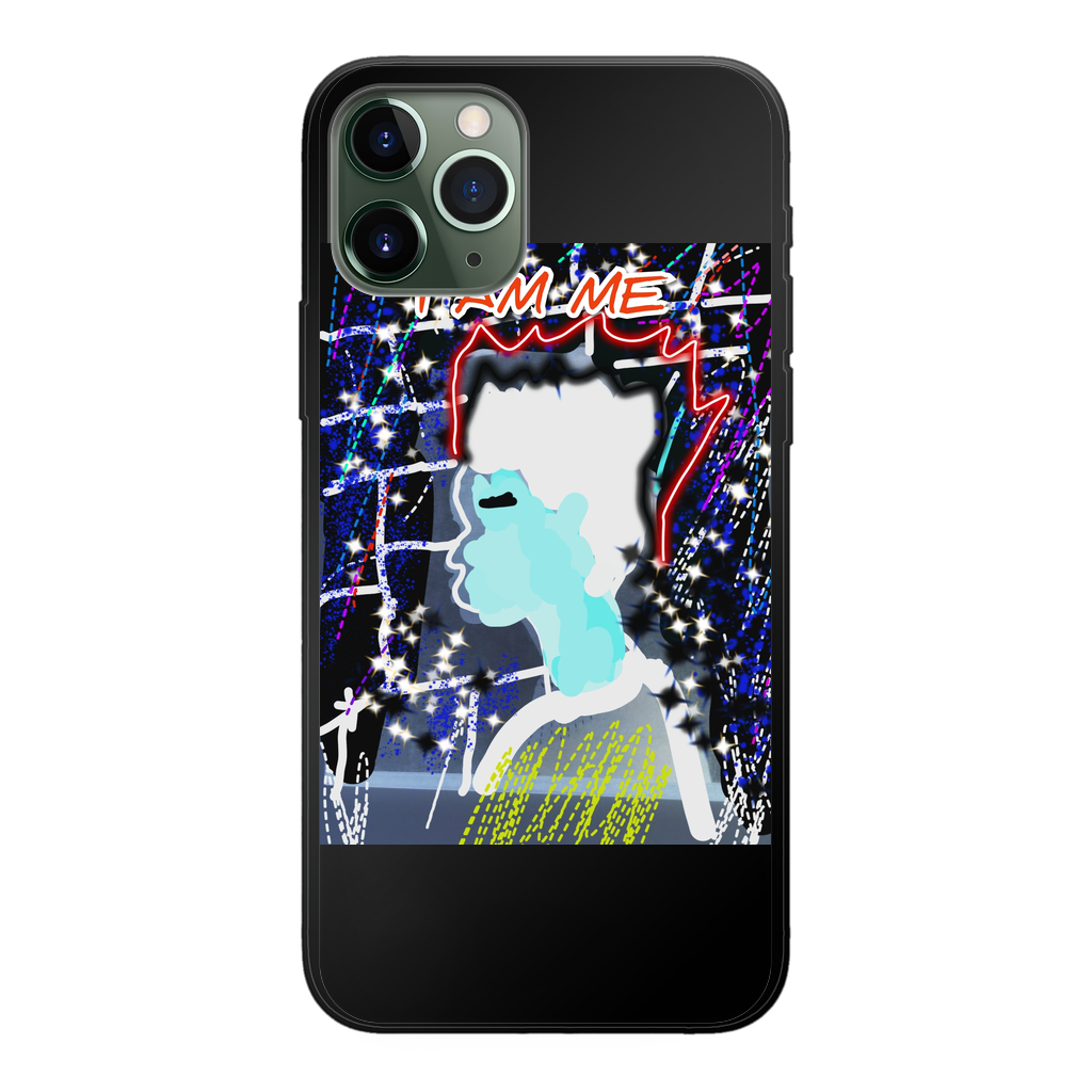IME Back Printed Black Soft Phone Case - IAKAM