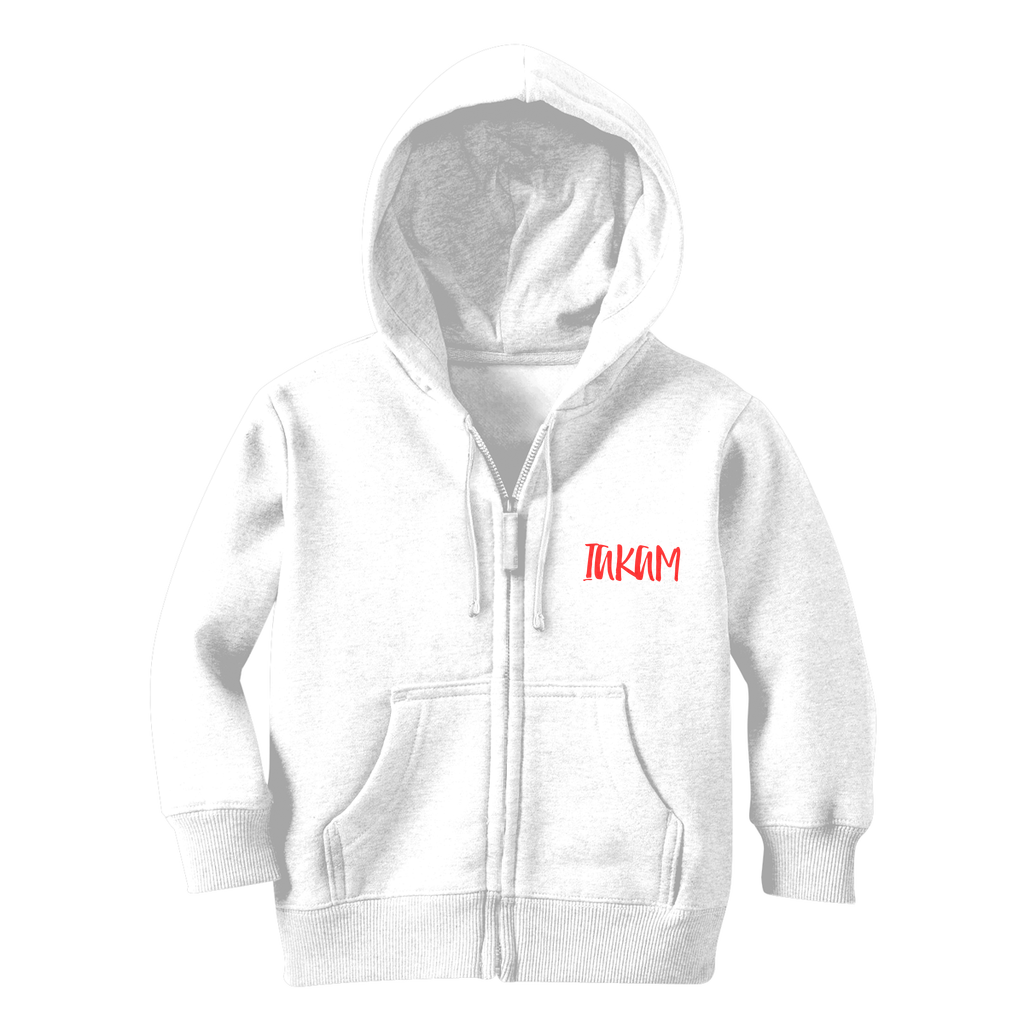IAKAM Red Classic Kids Zip Hoodie - IAKAM