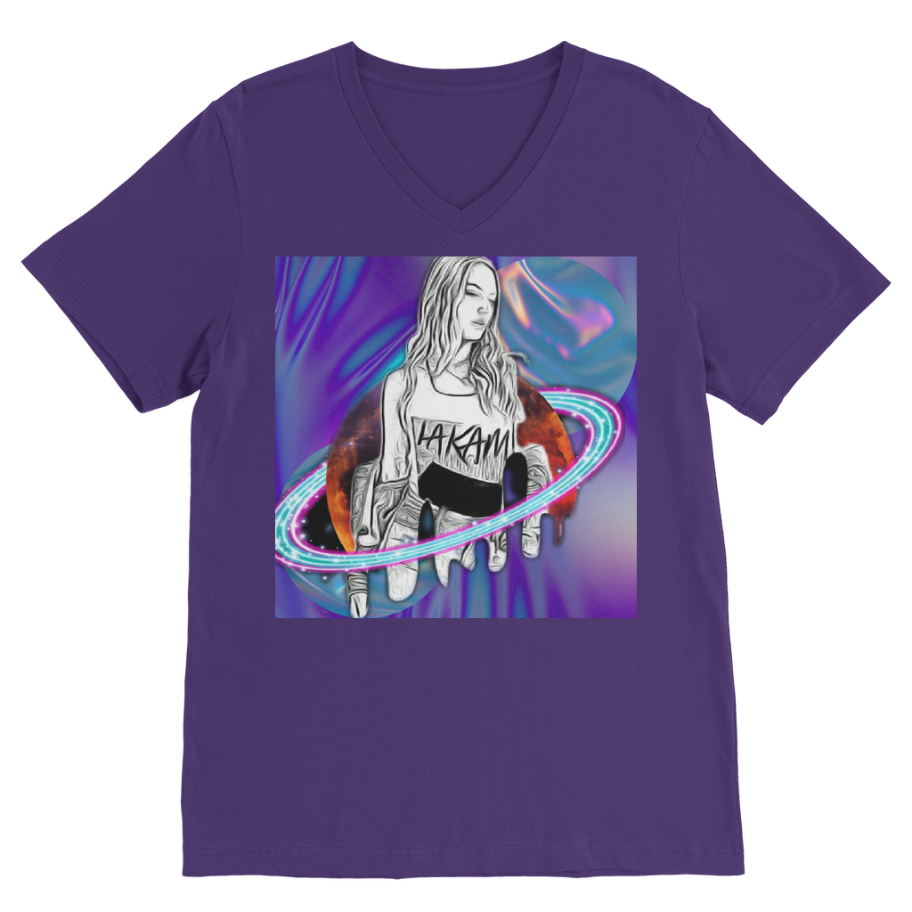 Outerspace3 Classic V-Neck T-Shirt - IAKAM