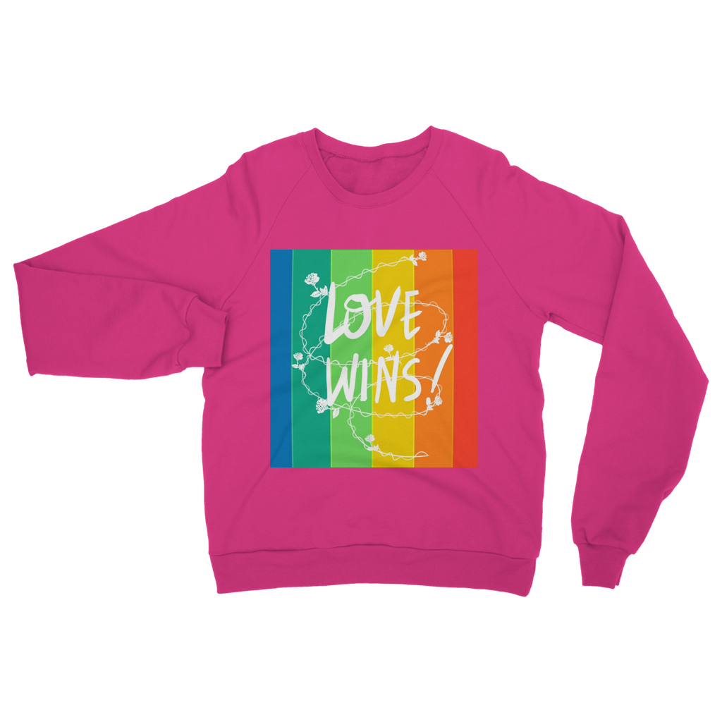Love Wins Classic Adult Sweatshirt - IAKAM