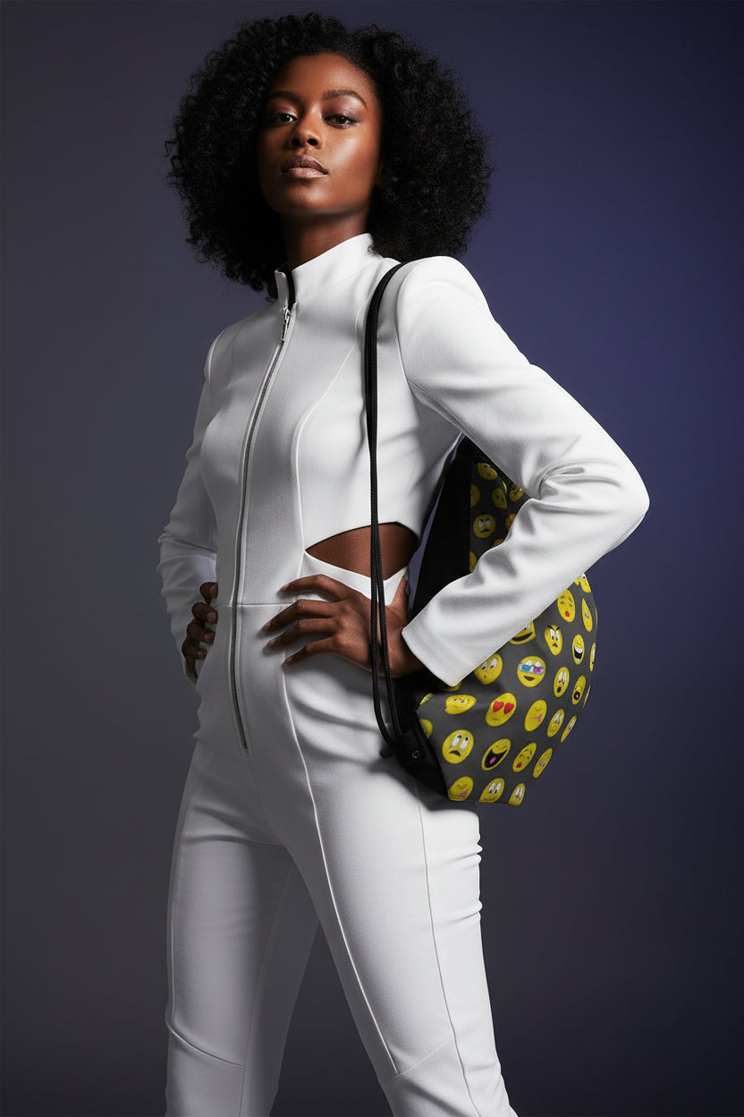 Emjoi Canvas Drawstring Bag - IAKAM