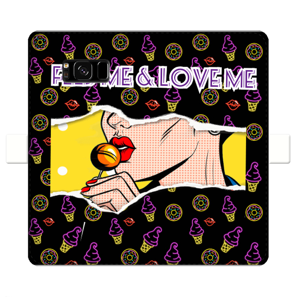 Feed Me Love Me Fully Printed Wallet Cases - IAKAM
