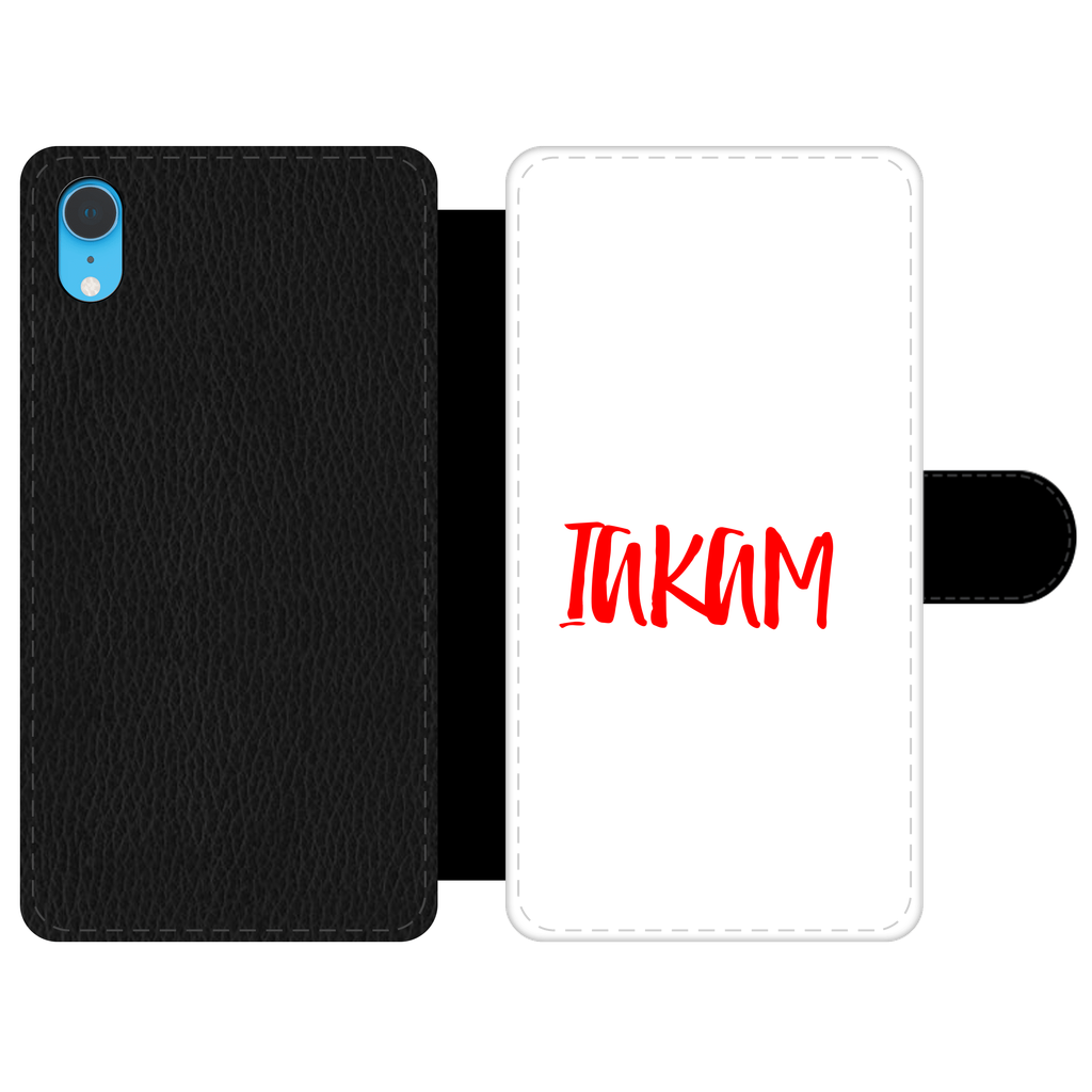 IAKAM Red Front Printed Wallet Cases - IAKAM
