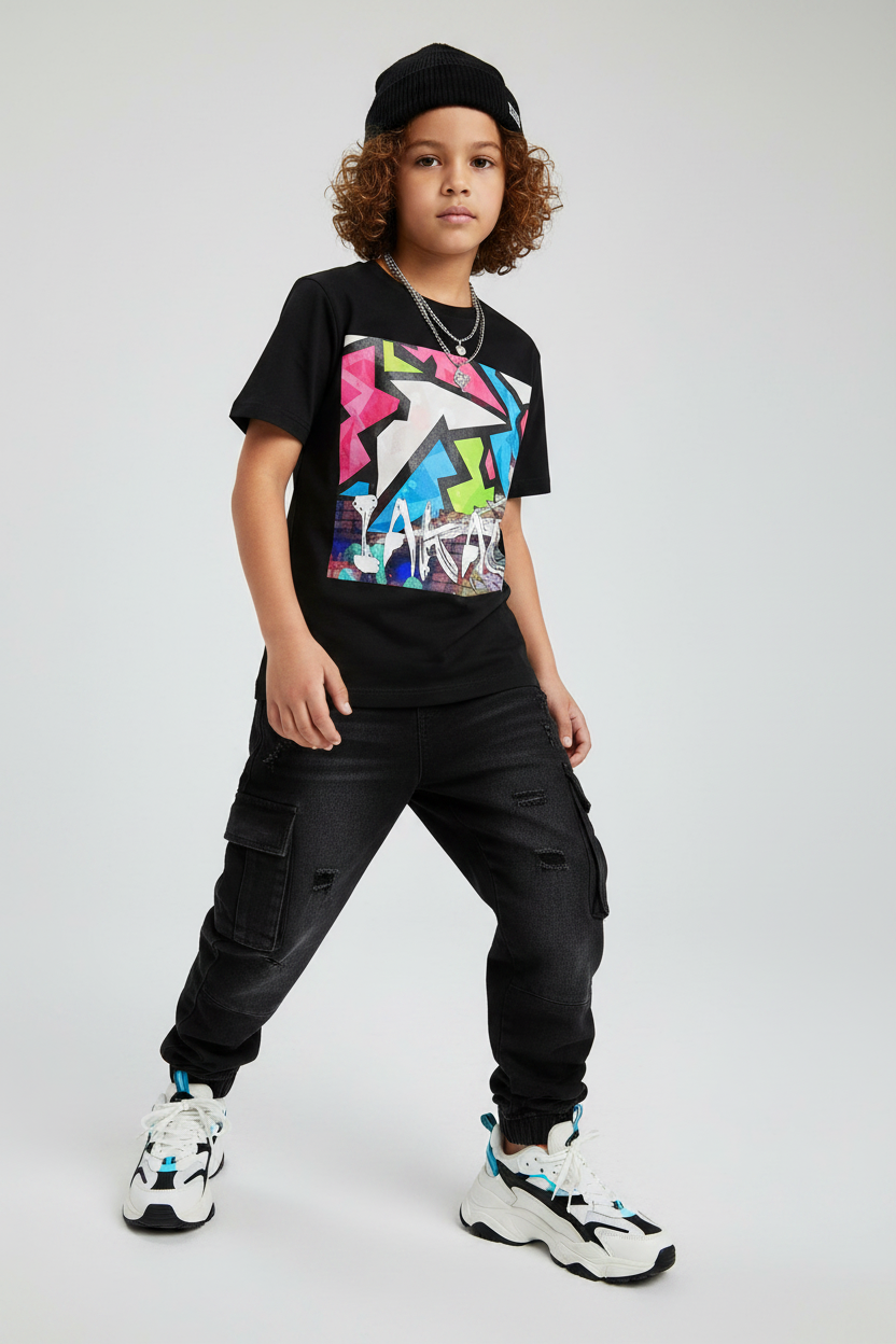 IAKAM ART Classic Kids Tee - Stylish & Comfortable Children's T-Shirt