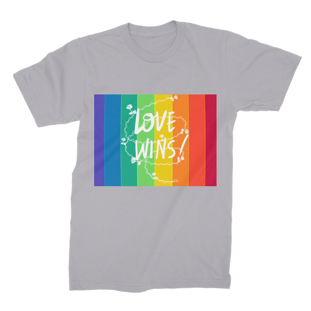 Love Wins Premium Jersey Men's T-Shirt - IAKAM