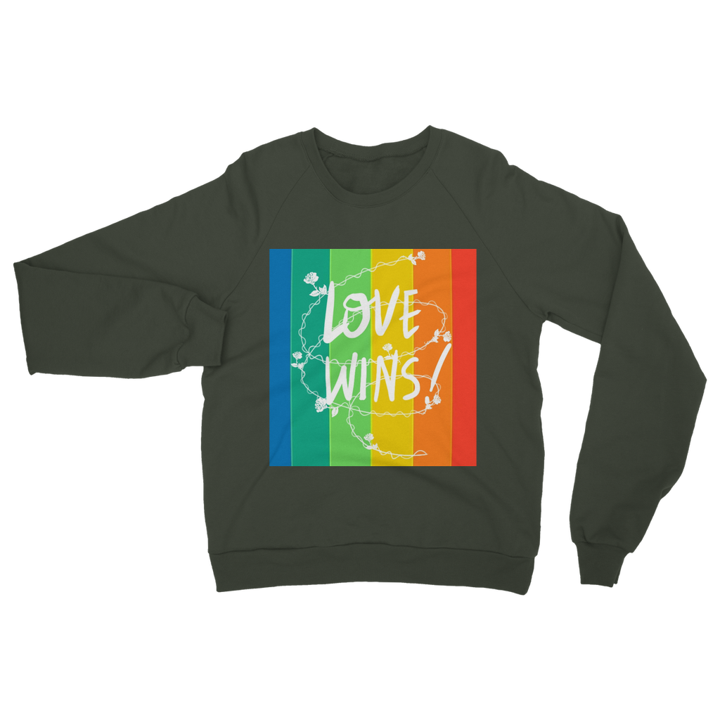 Love Wins Classic Adult Sweatshirt - IAKAM