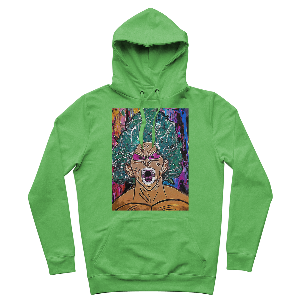 Green Saiyan Premium Adult Hoodie - IAKAM