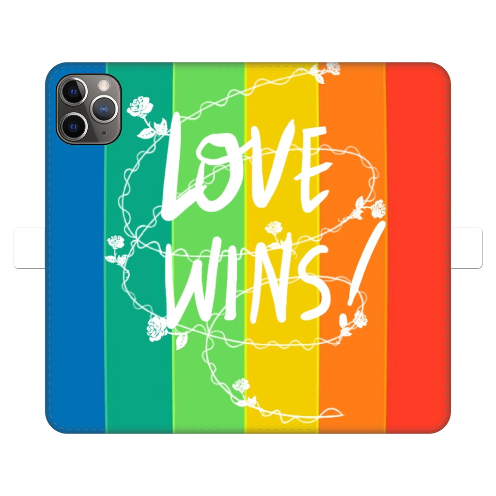 Love Wins Fully Printed Wallet Cases - IAKAM