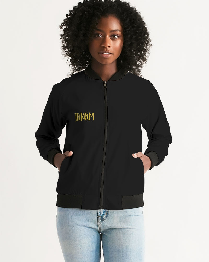 IAKAM  BLK GOLD Bomber Jacket - IAKAM