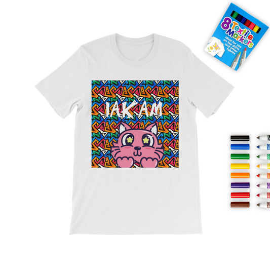 IAKAM Kat Colouring T-Shirt - IAKAM