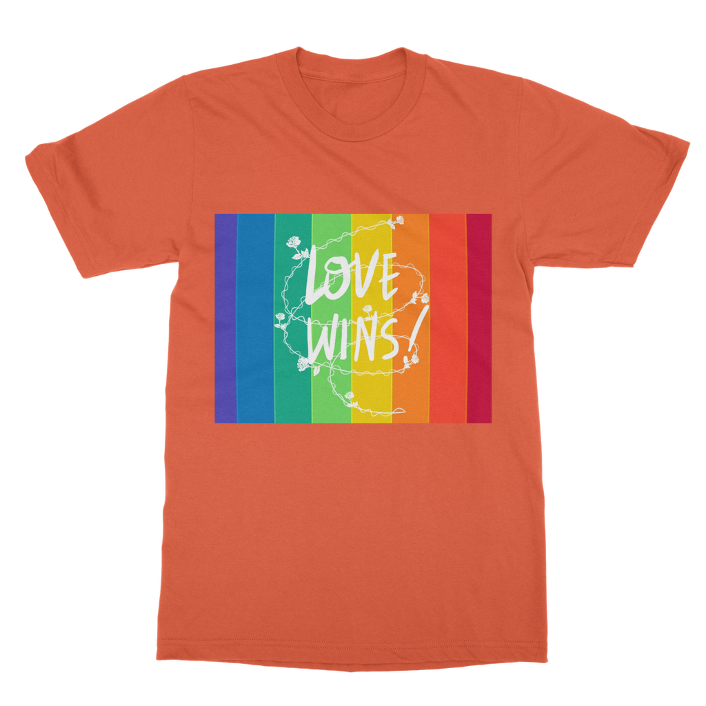 Love Wins Classic Adult T-Shirt - IAKAM