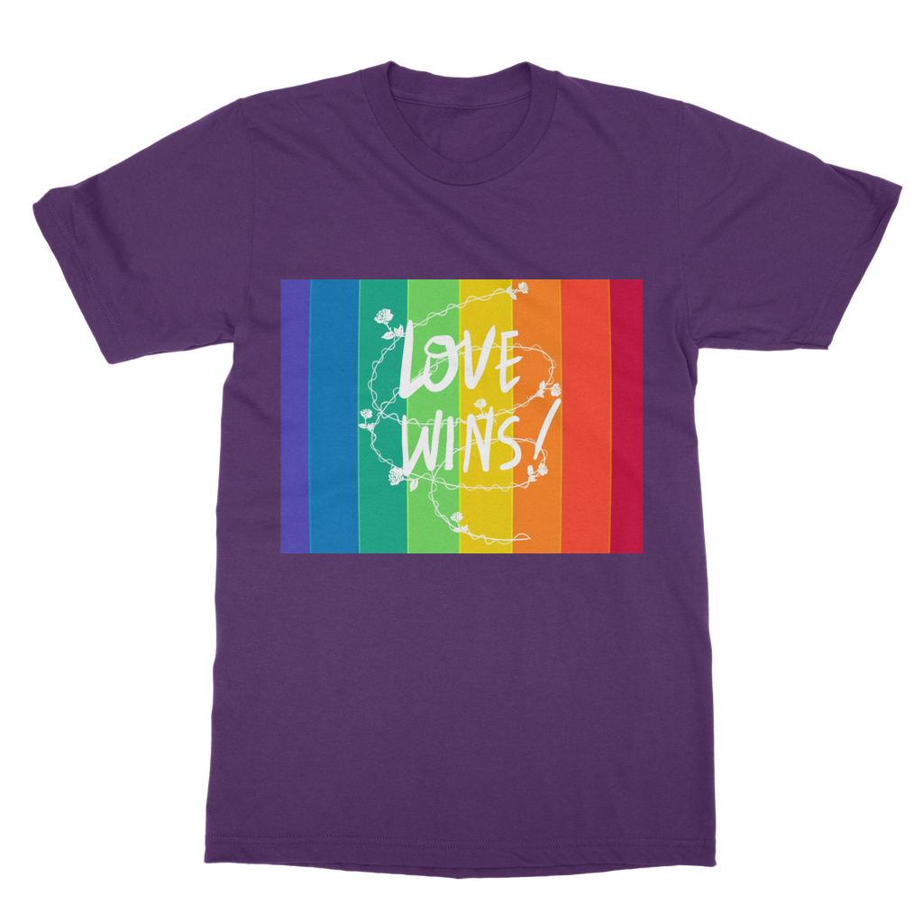 Love Wins Classic Adult T-Shirt - IAKAM