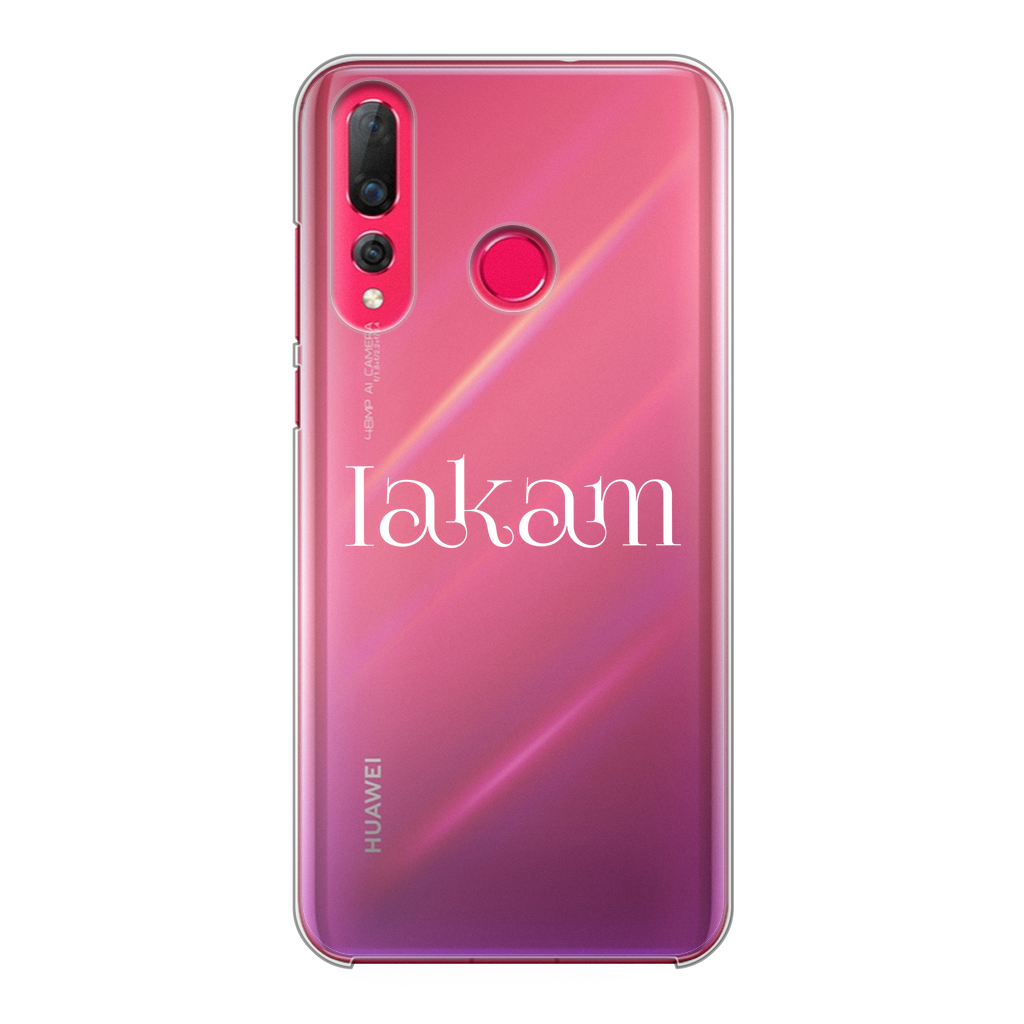 Iakam collec Back Printed Transparent Hard Phone Case - IAKAM