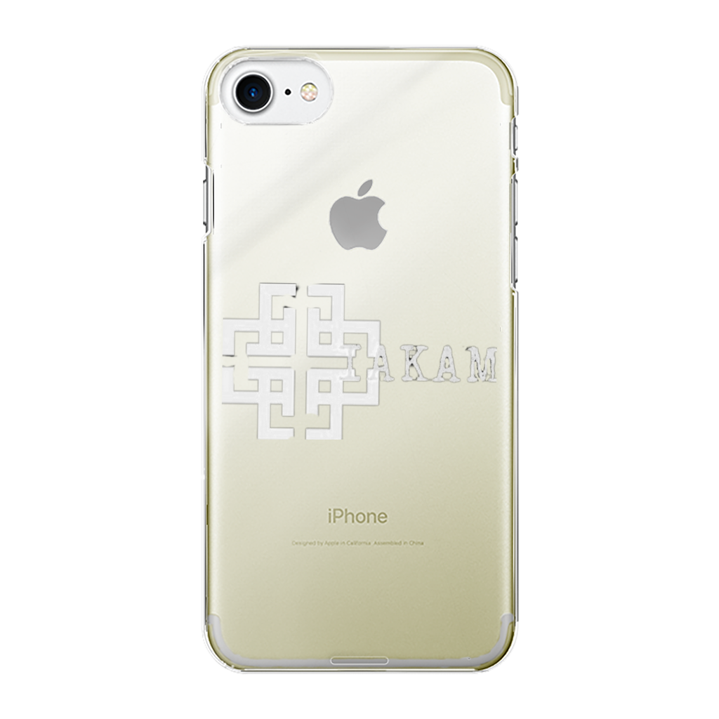 KAM S9 Back Printed Transparent Hard Phone Case - IAKAM
