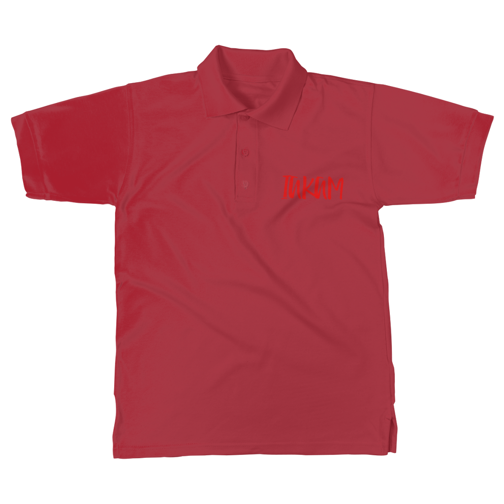 IAKAM Red Classic Adult Polo Shirt - IAKAM