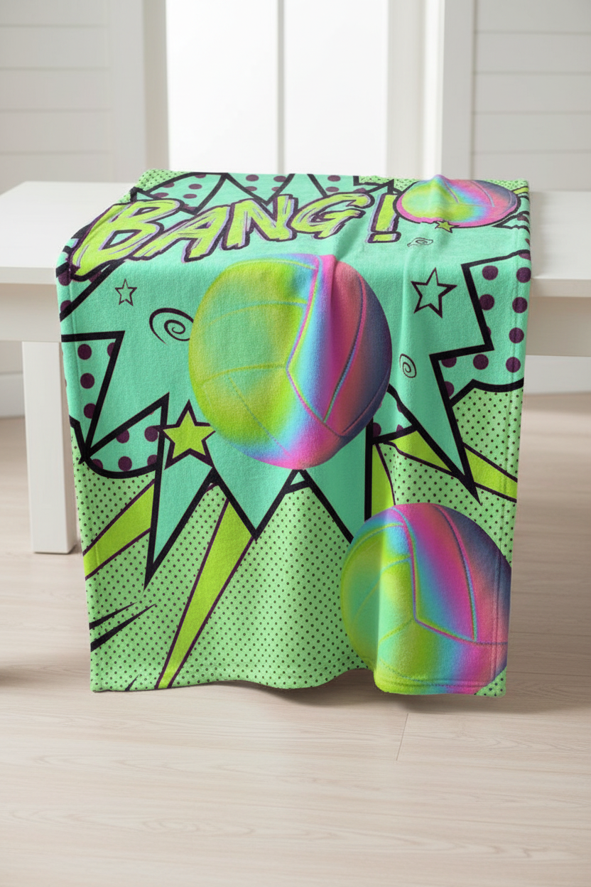 Volley Ball Throw Blanket