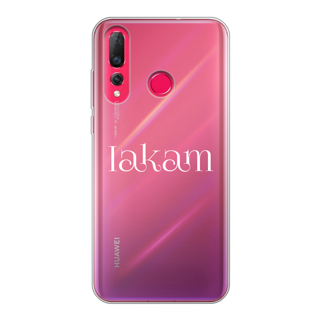Iakam collec Back Printed Transparent Soft Phone Case - IAKAM