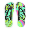"Volley Ball" Adult Flip Flops
