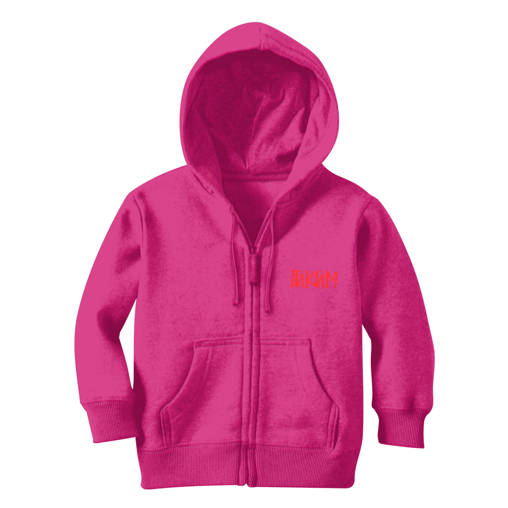 IAKAM Red Classic Kids Zip Hoodie - IAKAM