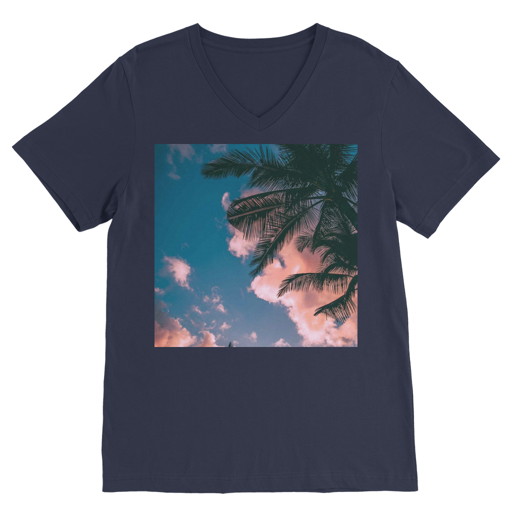 Tropical Premium V-Neck T-Shirt - IAKAM