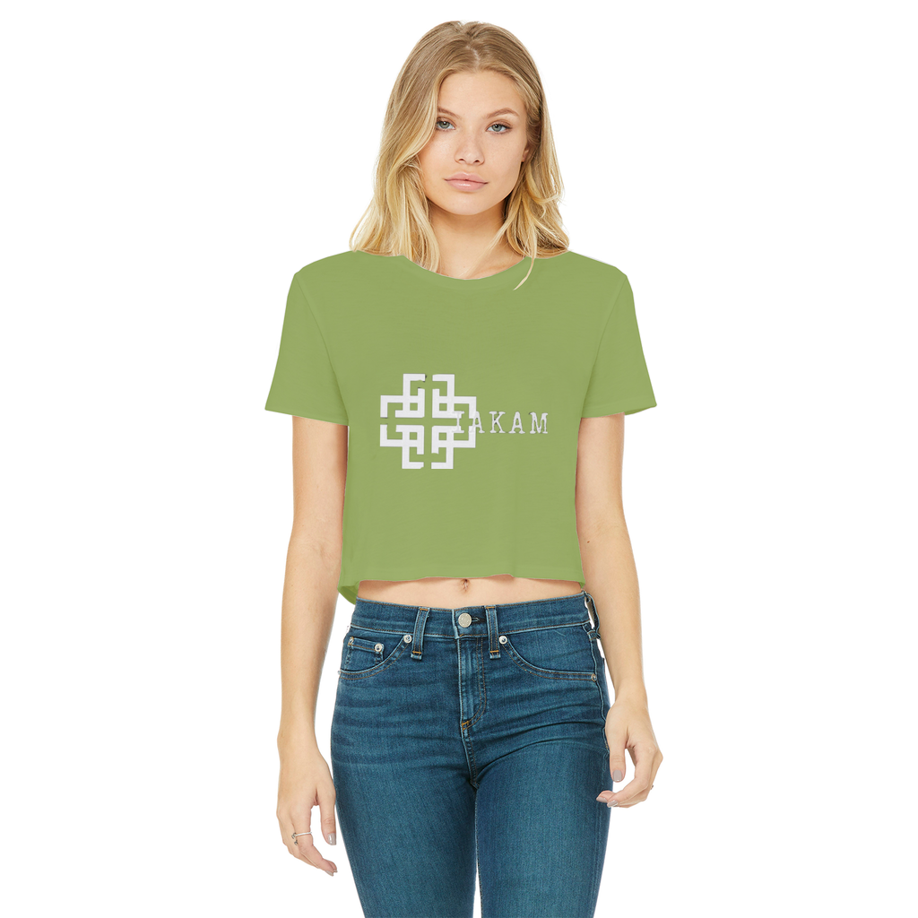 KAM S9 Classic Women's Cropped Raw Edge T-Shirt - IAKAM