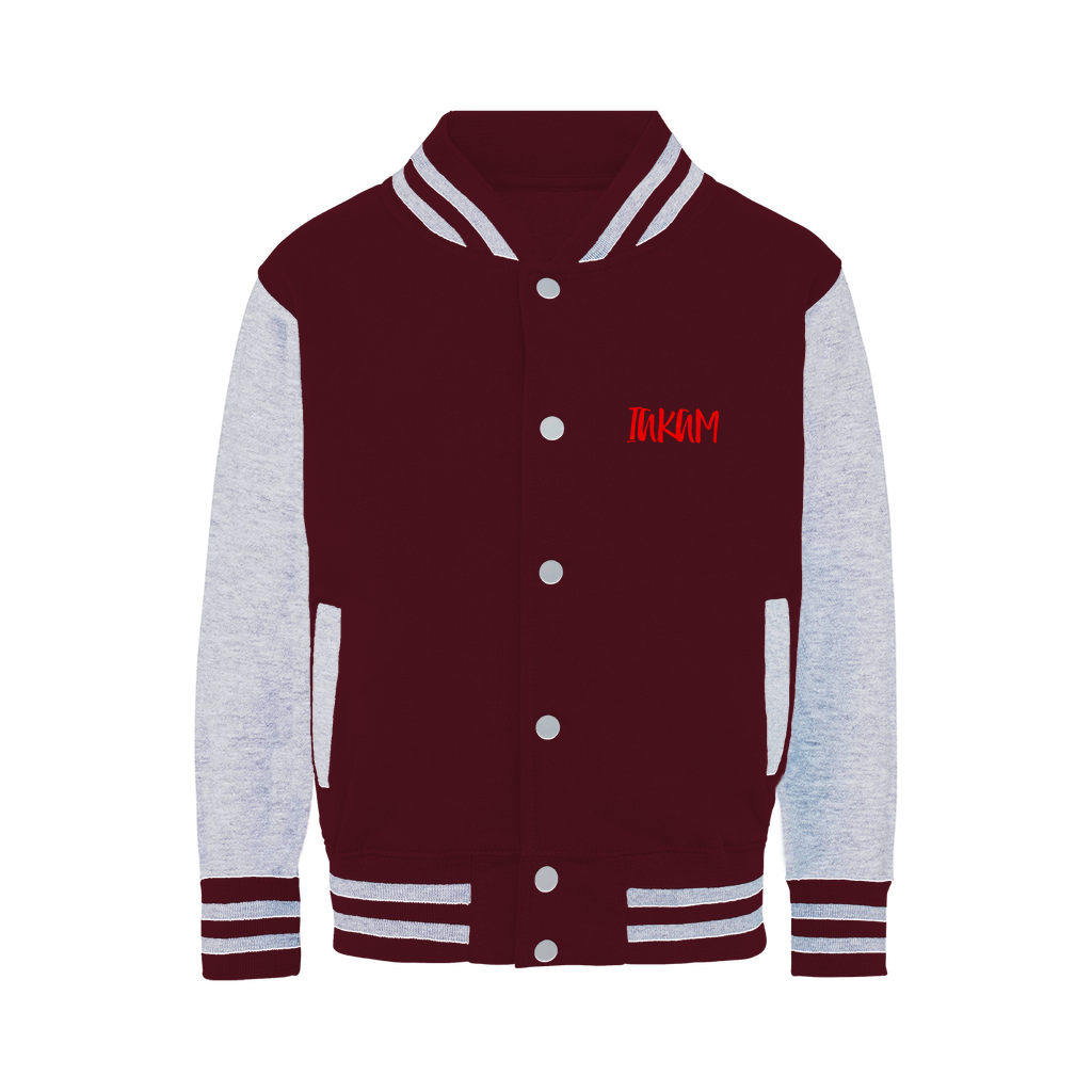 IAKAM Red Varsity Jacket - IAKAM