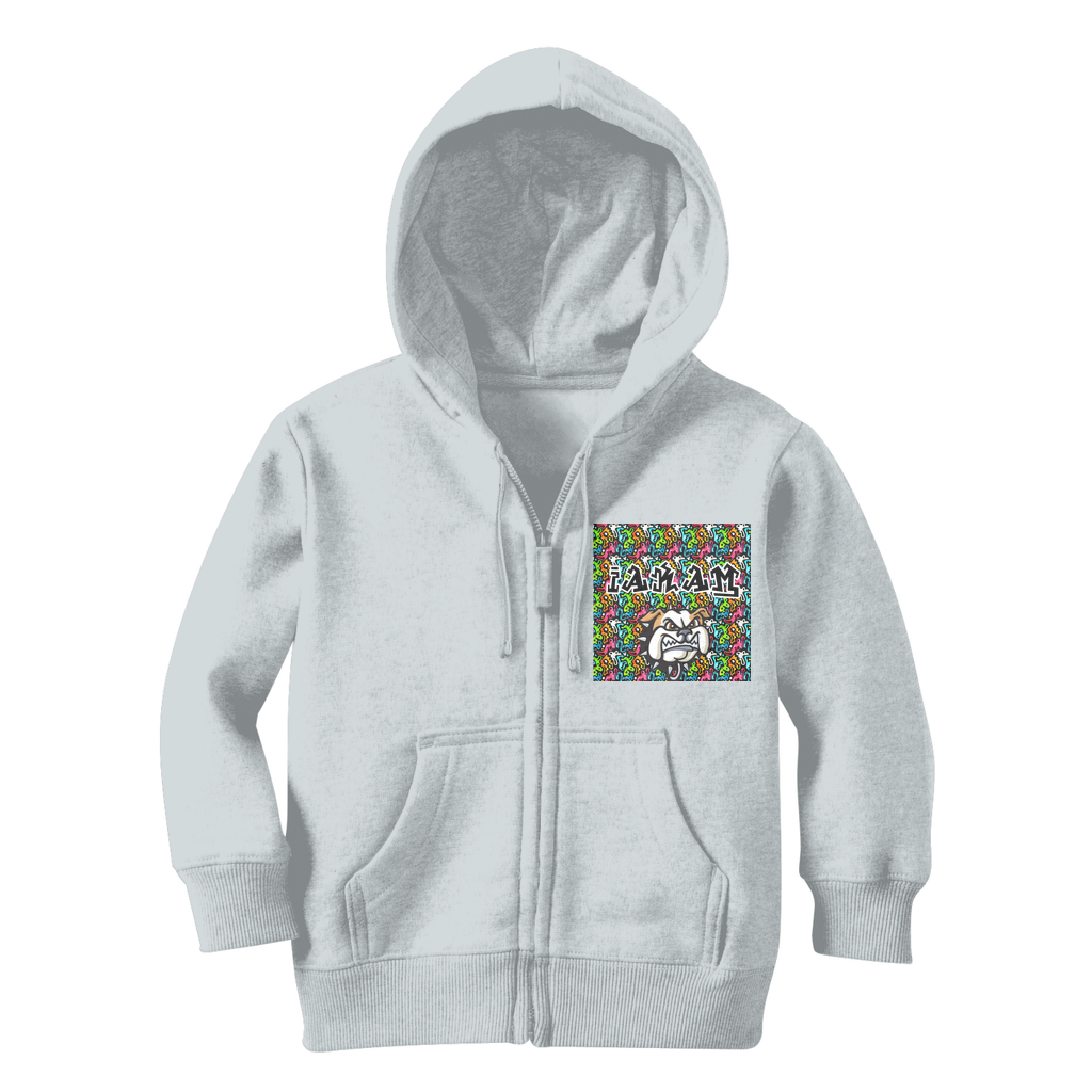 IAKAM DOG Classic Kids Zip Hoodie - IAKAM