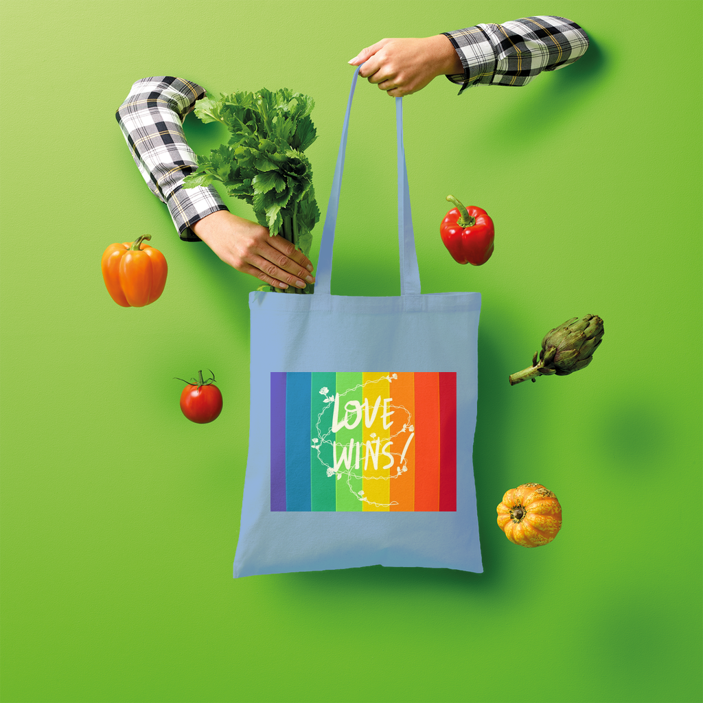 Love Wins Shopper Tote Bag - IAKAM