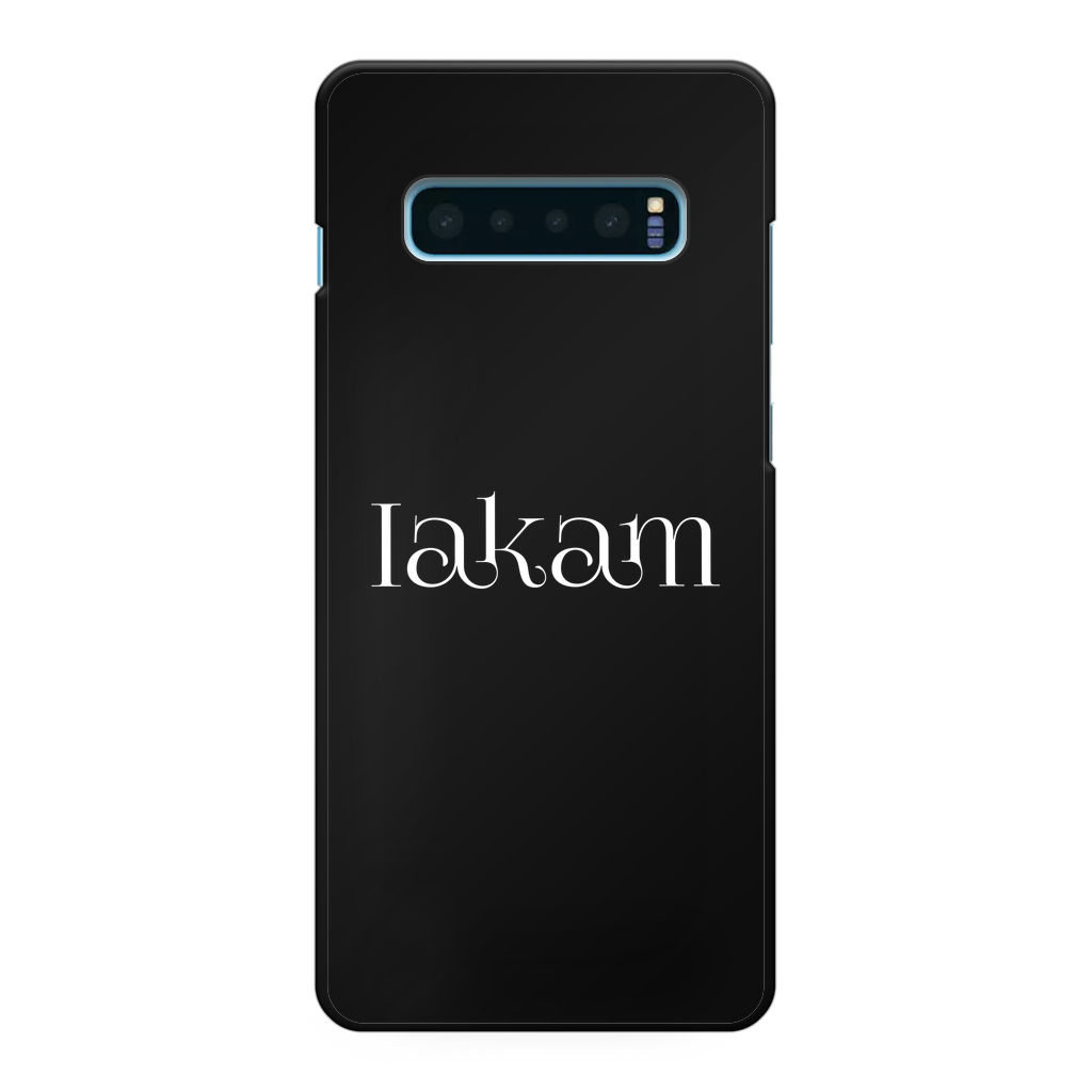 Iakam collec Back Printed Black Hard Phone Case - IAKAM