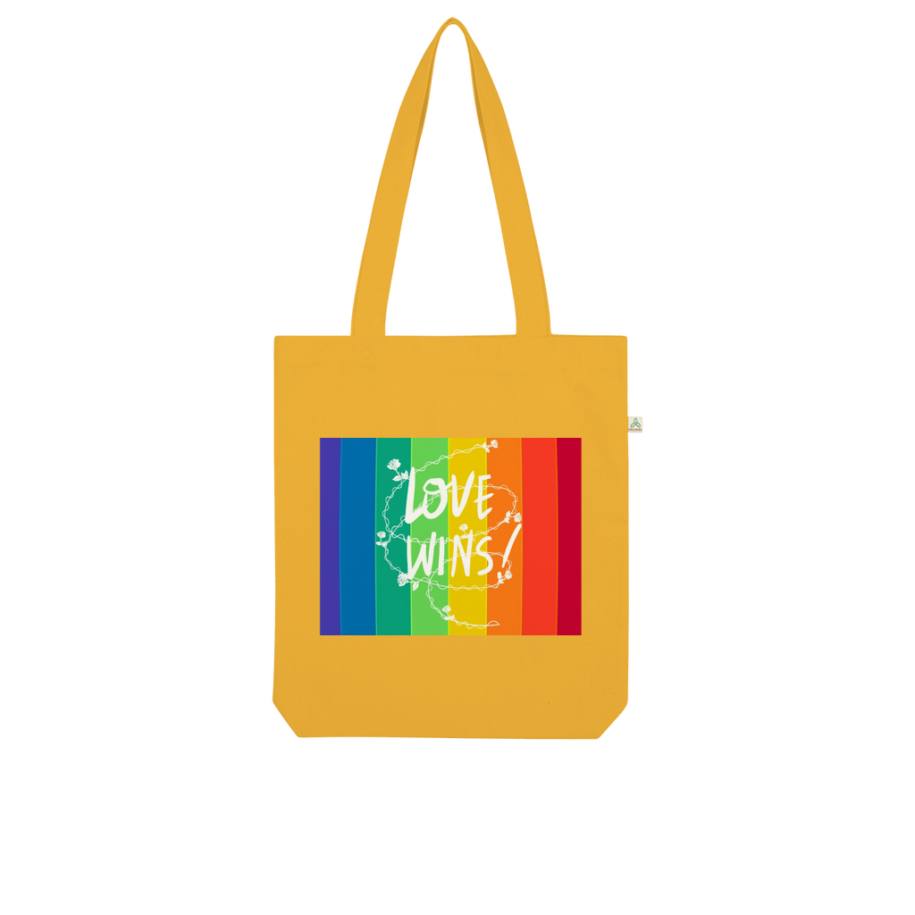 Love Wins Organic Tote Bag - IAKAM