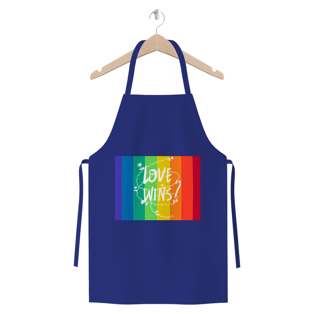 Love Wins Premium Jersey Apron - IAKAM