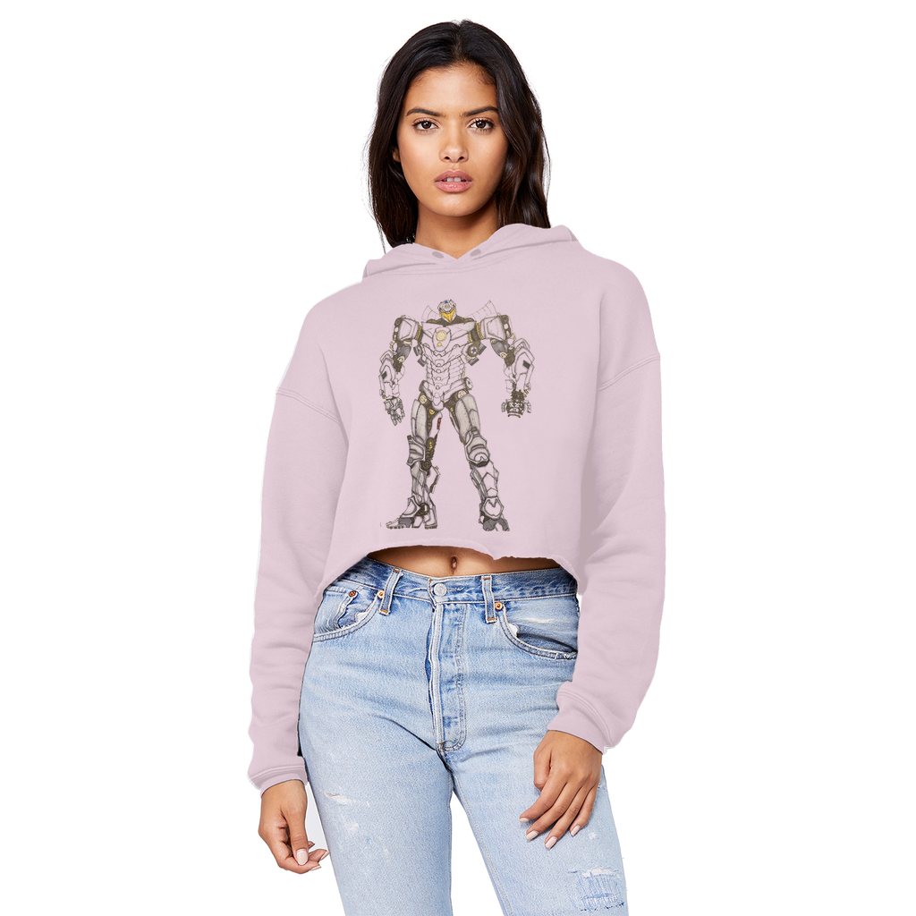 Rimitron Unisex Cropped Raw Edge Boyfriend Hoodie - IAKAM