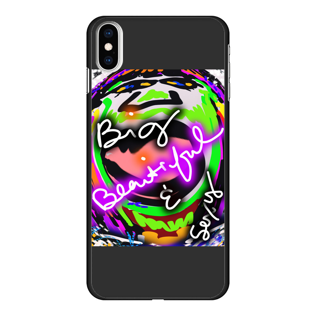 Bbs Back Printed Black Hard Phone Case - IAKAM