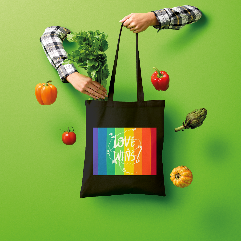Love Wins Shopper Tote Bag - IAKAM