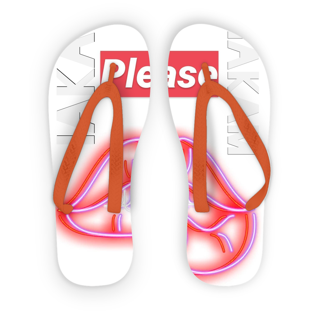 Please Adult Flip Flops - IAKAM