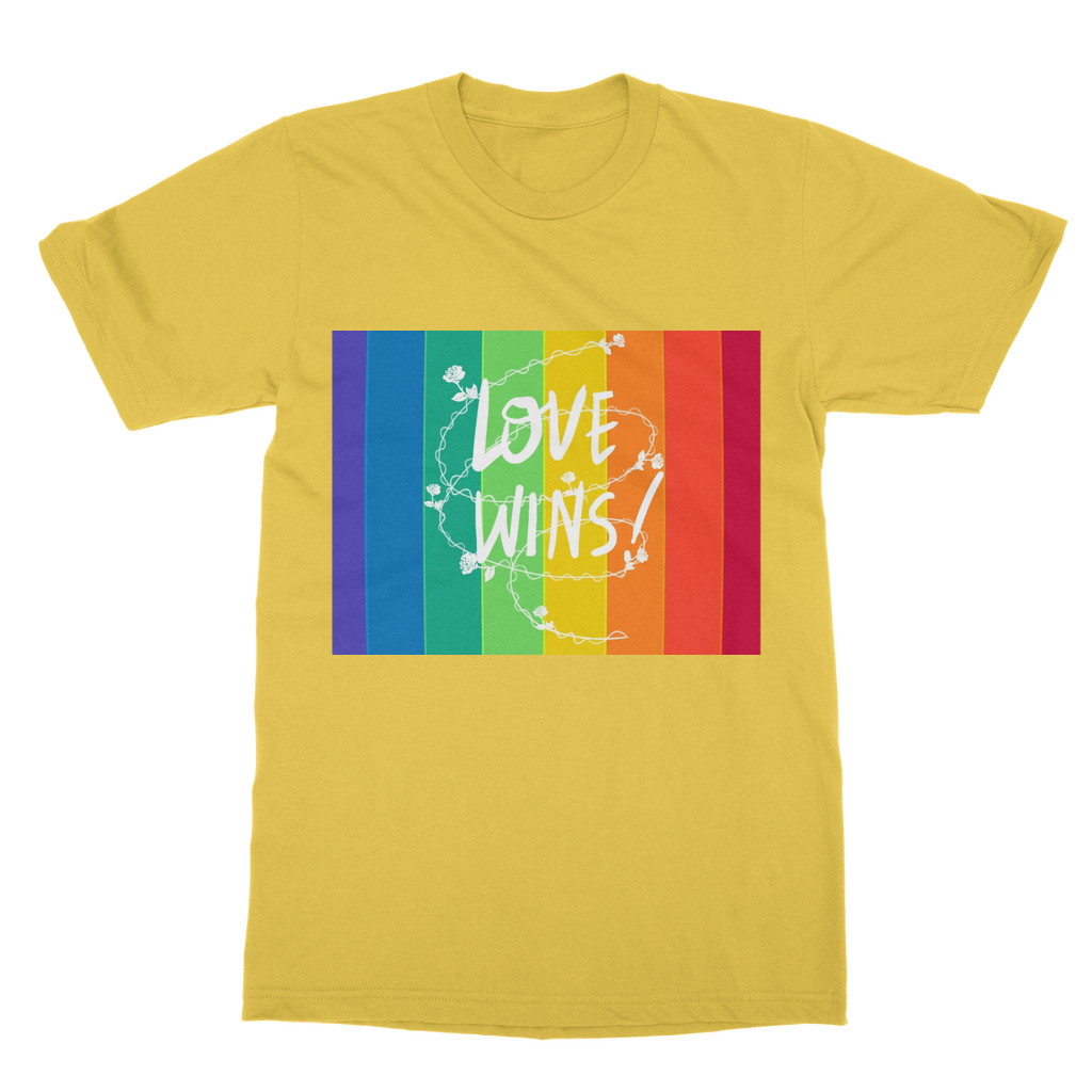 Love Wins Classic Adult T-Shirt - IAKAM