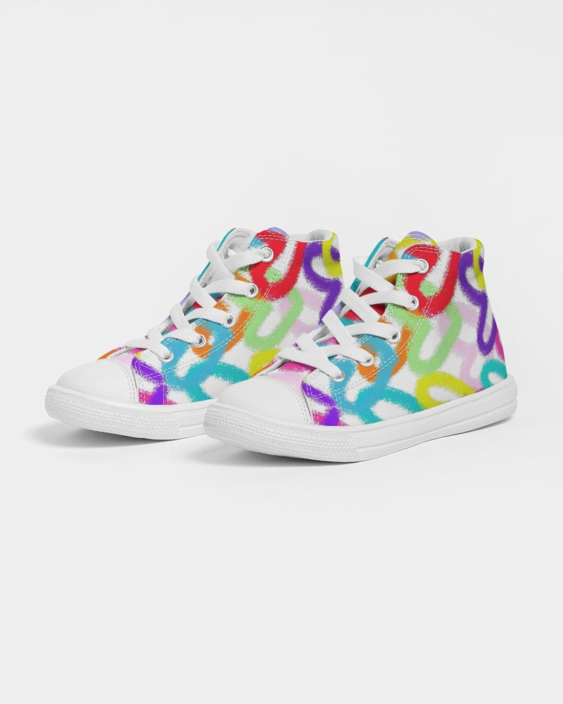 Heartful Kids Hightop Canvas Shoe - IAKAM