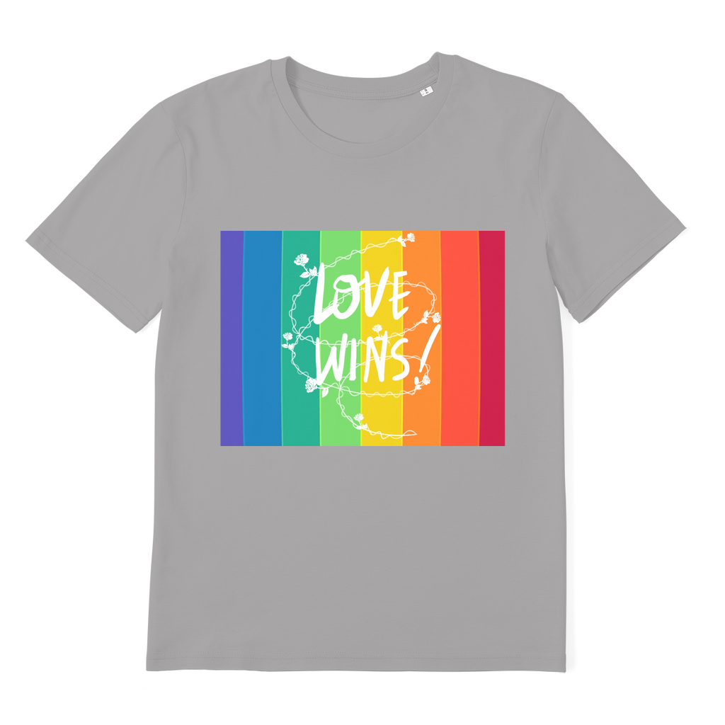 Love Wins Premium Organic Adult T-Shirt - IAKAM