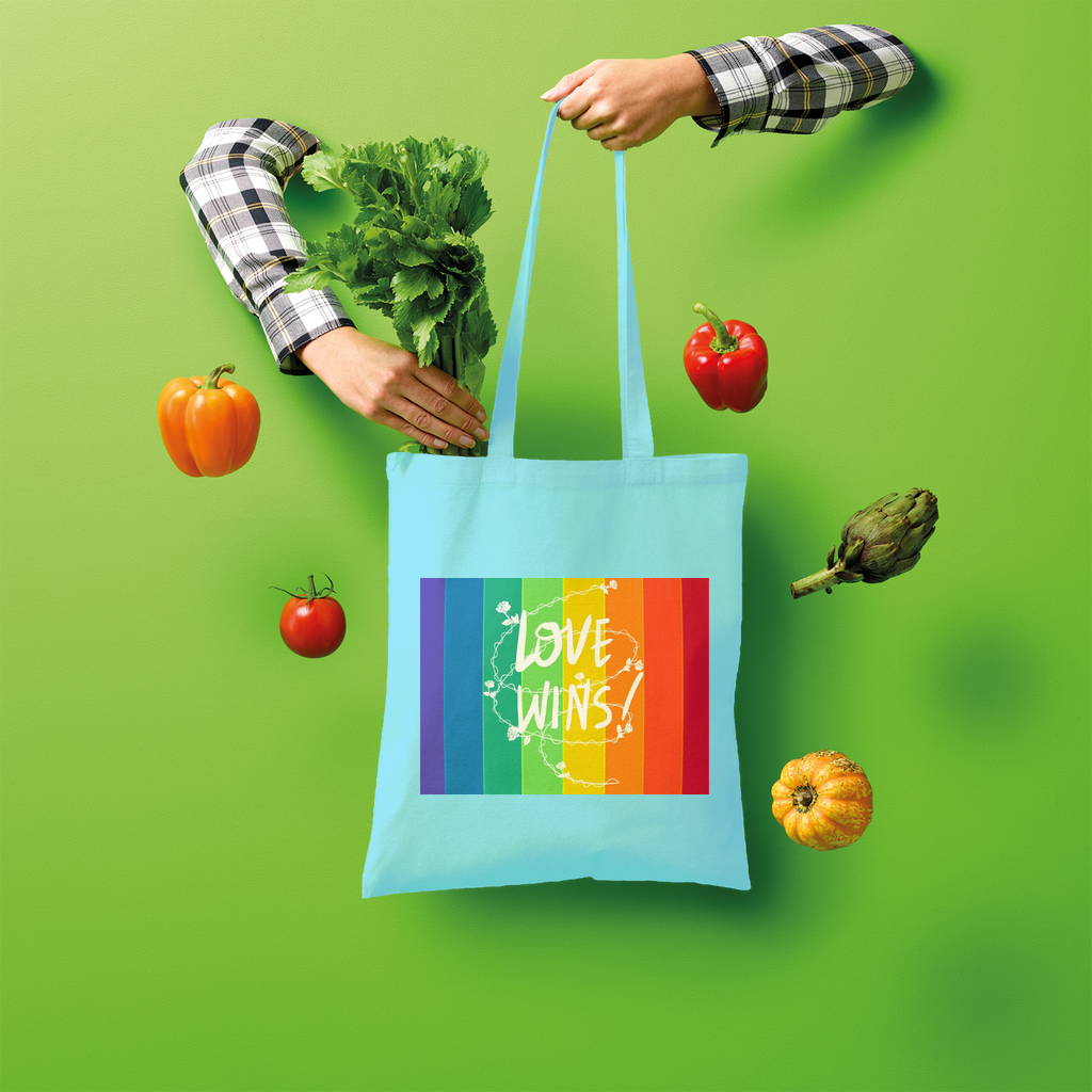 Love Wins Shopper Tote Bag - IAKAM