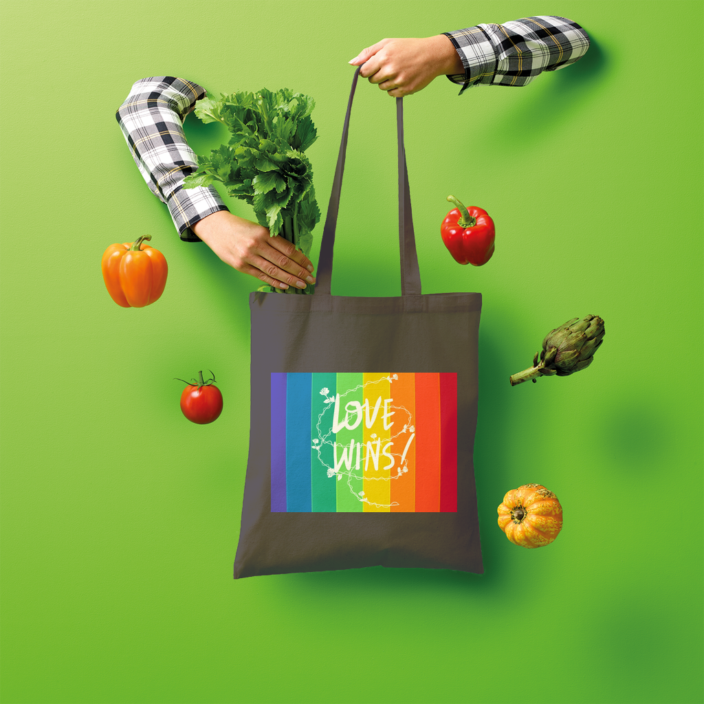 Love Wins Shopper Tote Bag - IAKAM