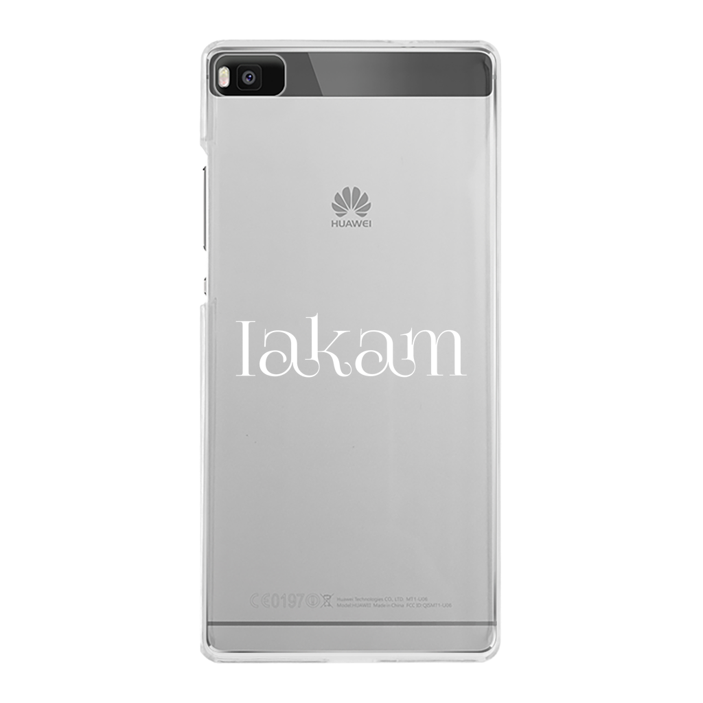Iakam collec Back Printed Transparent Hard Phone Case - IAKAM