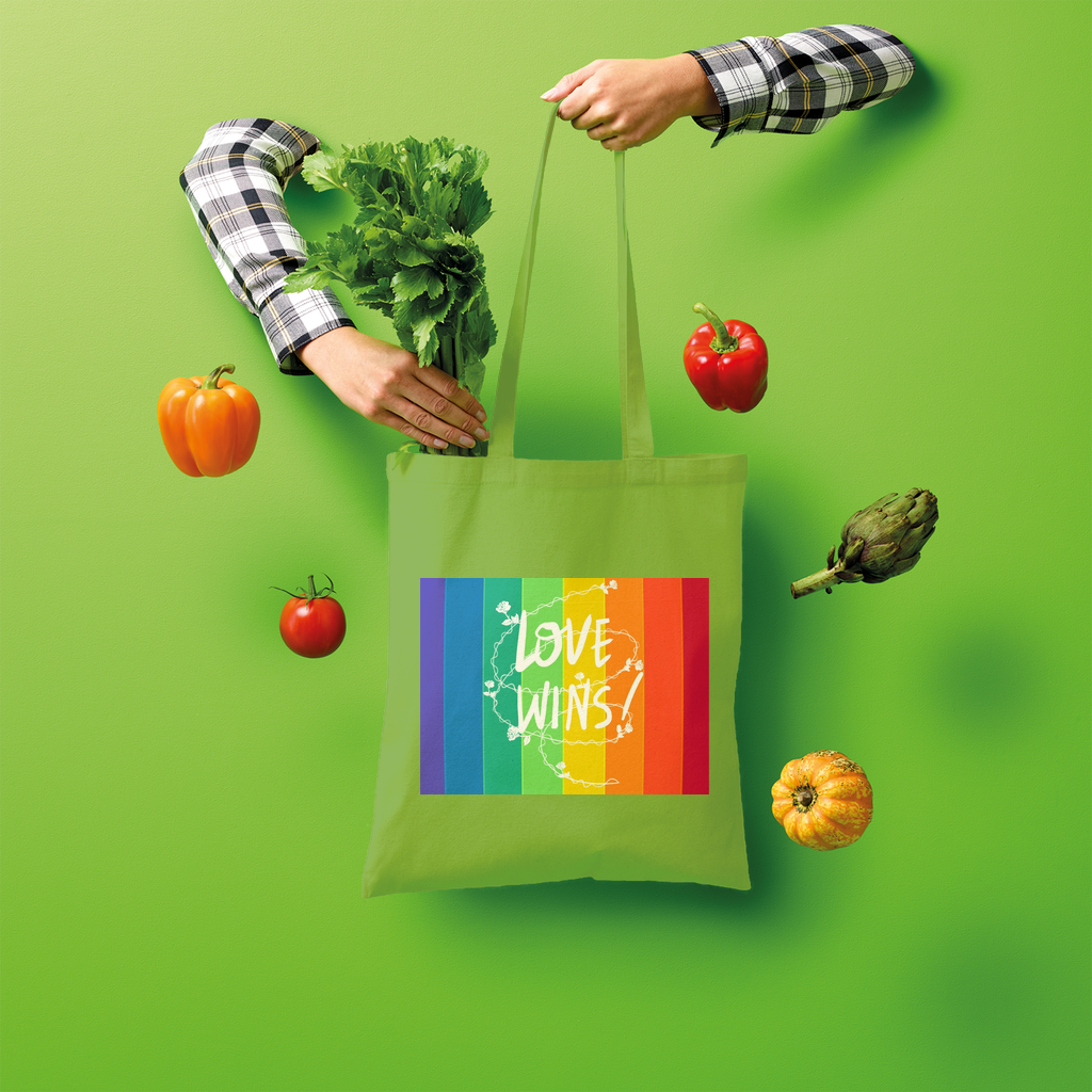 Love Wins Shopper Tote Bag - IAKAM