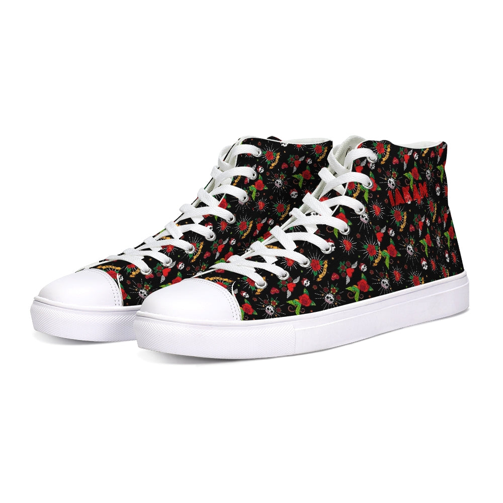 Love Cost  Sneakers Hightop Canvas Shoe - IAKAM